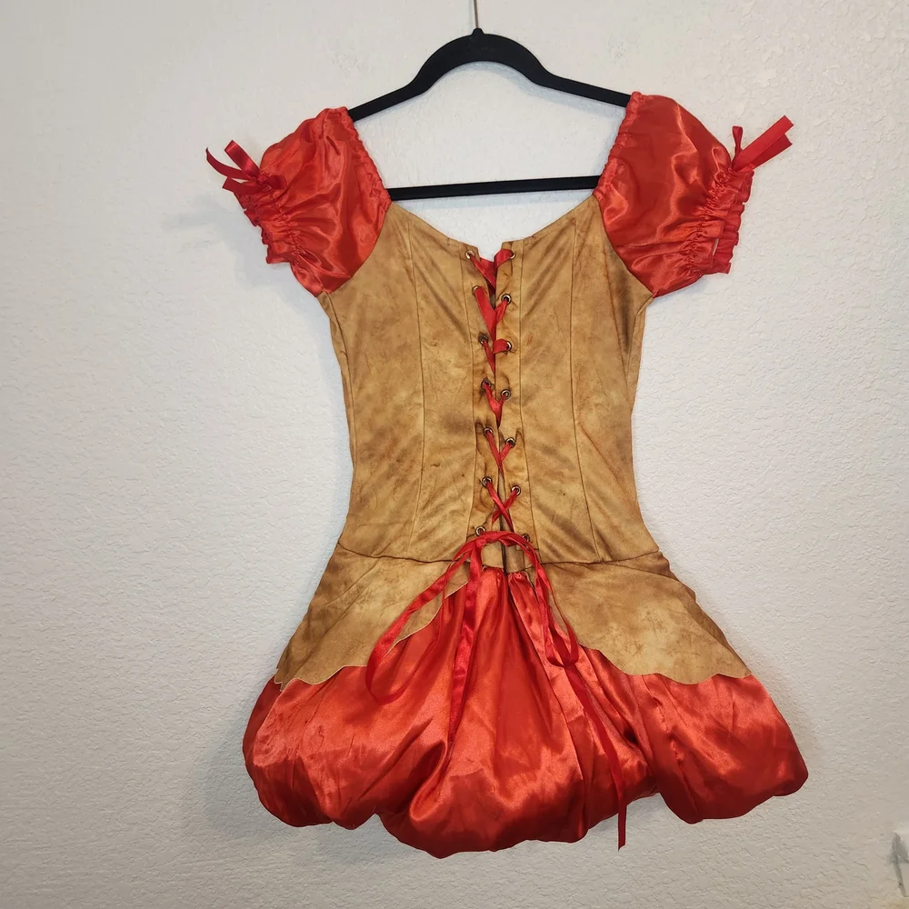 Dreamgirl Hot Cherry Pie Dreamgirl Costume 4558  Renaissance medieval size M - Picture 10 of 16